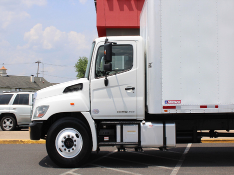 USED 2017 HINO 268A BOX VAN TRUCK #13765-5