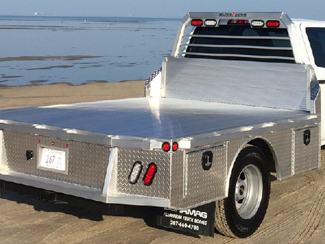 NEW DURAMAG 8FT ALUMINUM DIAMOND PLA COMBO BODY TRUCK BODY #13786