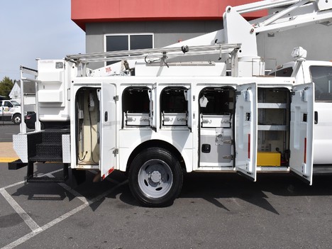 USED 2012 FORD F550 BUCKET BOOM TRUCK #13820-10