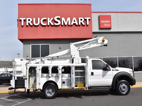 USED 2012 FORD F550 BUCKET BOOM TRUCK #13820-13