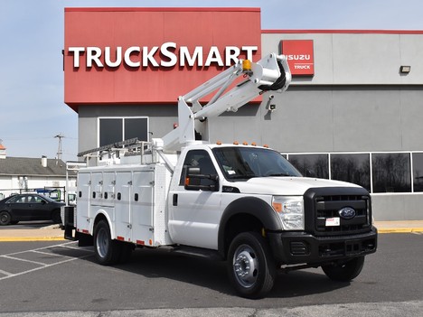 USED 2012 FORD F550 BUCKET BOOM TRUCK #13820-3