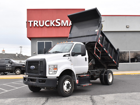 USED 2019 FORD F650 DUMP TRUCK #13831