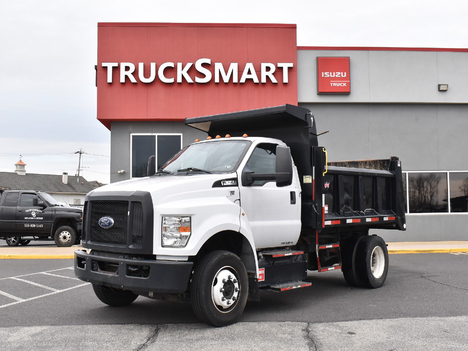 USED 2019 FORD F650 DUMP TRUCK #13831-2
