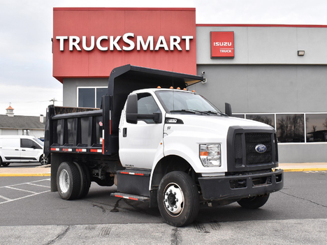 USED 2019 FORD F650 DUMP TRUCK #13831-4