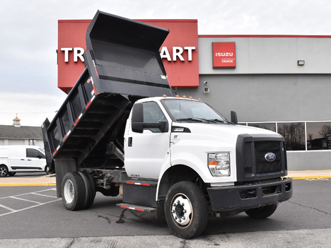 USED 2019 FORD F650 DUMP TRUCK #13831-5