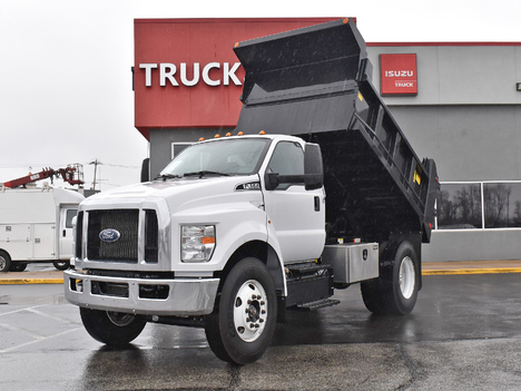 USED 2023 FORD F650 DUMP TRUCK #13852-1