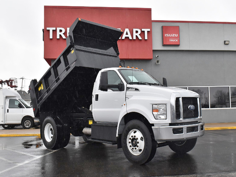 USED 2023 FORD F650 DUMP TRUCK #13852-5