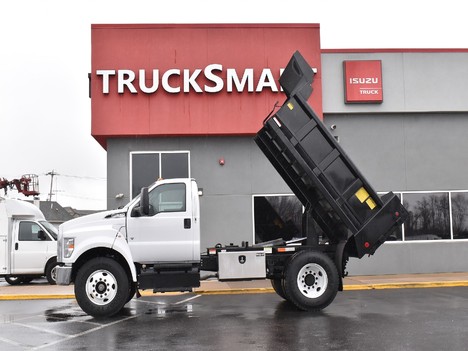 USED 2023 FORD F650 DUMP TRUCK #13852-6