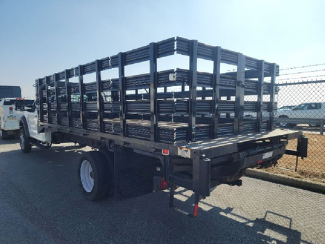 USED 2018 FORD F550 FLATBED TRUCK #13854-4