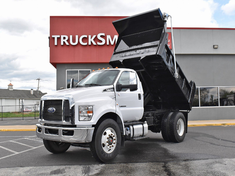 USED 2019 FORD F750 DUMP TRUCK #13856