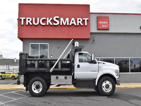 USED 2019 FORD F750 DUMP TRUCK #13856-13