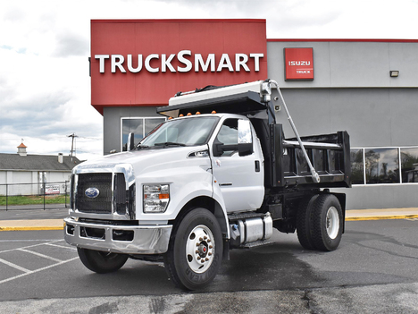 USED 2019 FORD F750 DUMP TRUCK #13856-2
