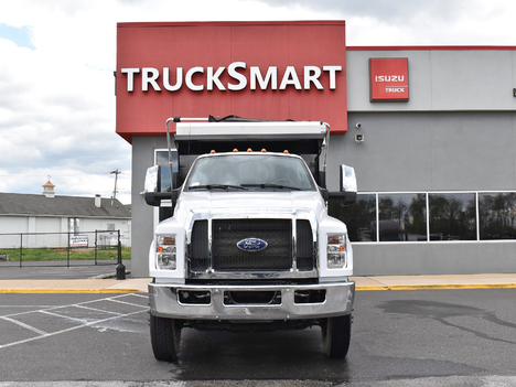 USED 2019 FORD F750 DUMP TRUCK #13856-3