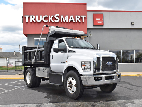 USED 2019 FORD F750 DUMP TRUCK #13856-4