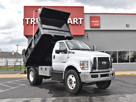 USED 2019 FORD F750 DUMP TRUCK #13856-5