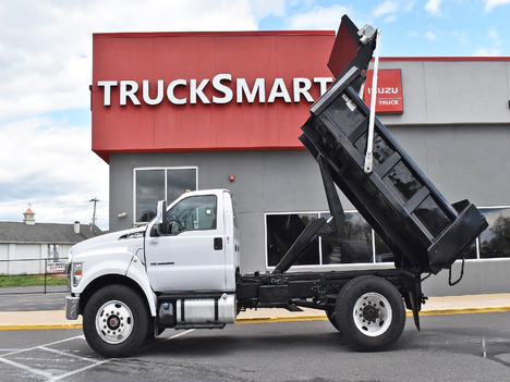 USED 2019 FORD F750 DUMP TRUCK #13856-6