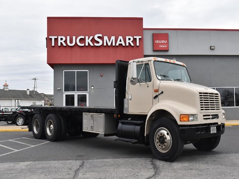 USED 2001 INTERNATIONAL 8100 FLATBED TRUCK #13861-3