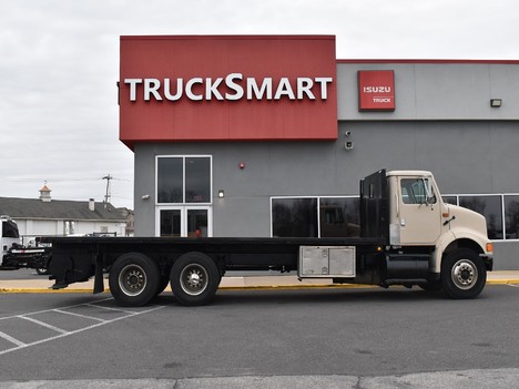 USED 2001 INTERNATIONAL 8100 FLATBED TRUCK #13861-9