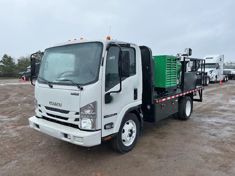 USED 2021 ISUZU NPR_HD FLATBED TRUCK #13866