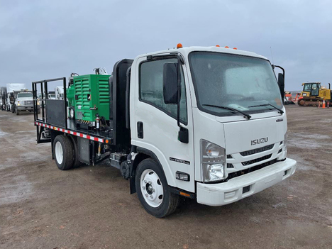 USED 2021 ISUZU NPR_HD FLATBED TRUCK #13866-2
