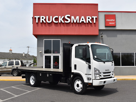 USED 2018 ISUZU NPR-HD STAKE BODY TRUCK #13928-3