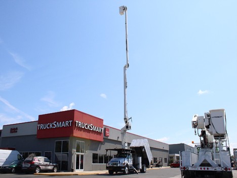 USED 2013 FORD F750 BUCKET BOOM TRUCK #13936-4