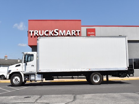 USED 2017 HINO 268A BOX VAN TRUCK #13954-4