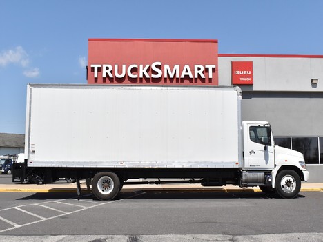 USED 2017 HINO 268A BOX VAN TRUCK #13954-9