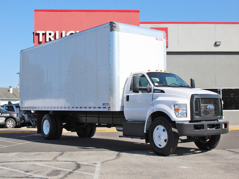 USED 2022 FORD F650 BOX VAN TRUCK #13958-3