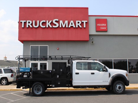 USED 2019 FORD F550 FLATBED TRUCK #13971-4
