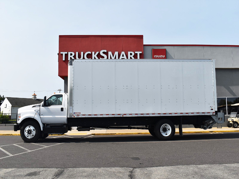 USED 2022 FORD F650 BOX VAN TRUCK #14001-4