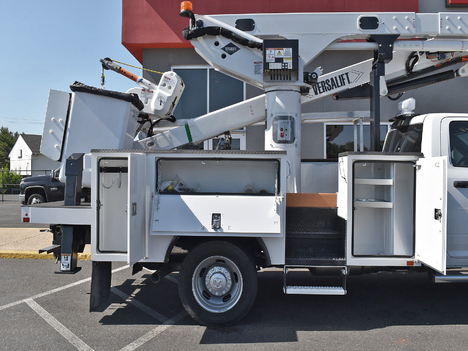 USED 2022 RAM 5500 BUCKET BOOM TRUCK #14004-12