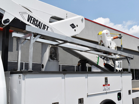 USED 2022 RAM 5500 BUCKET BOOM TRUCK #14006-12