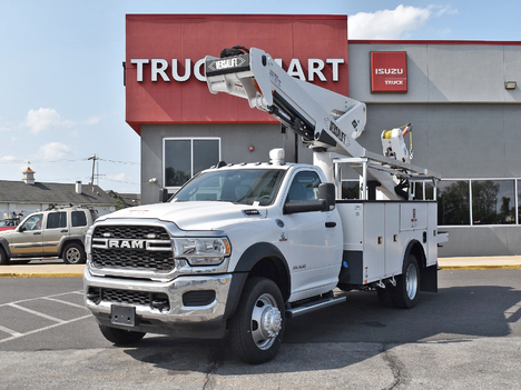 USED 2022 RAM 5500 BUCKET BOOM TRUCK #14010