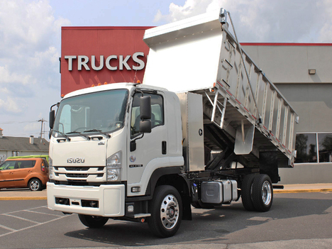 USED 2021 ISUZU FTR DUMP TRUCK #14014