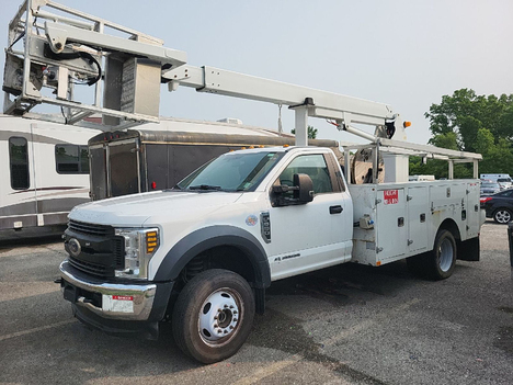 USED 2019 FORD F550 BUCKET BOOM TRUCK #14022