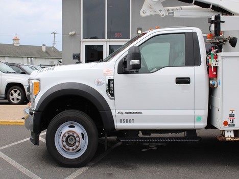 USED 2017 FORD F550 BUCKET BOOM TRUCK #14028-6