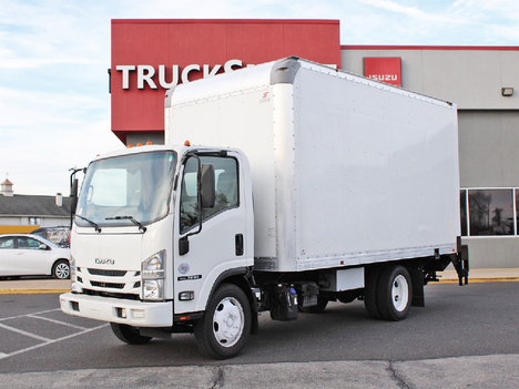 USED 2019 ISUZU NRR BOX VAN TRUCK #14035