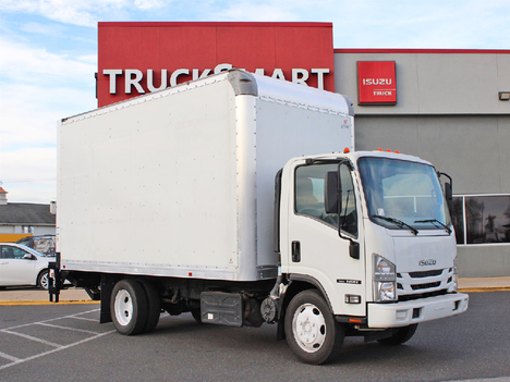 USED 2019 ISUZU NRR BOX VAN TRUCK #14035-3