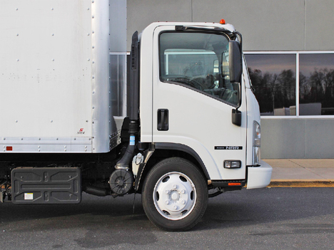 USED 2019 ISUZU NRR BOX VAN TRUCK #14035-8