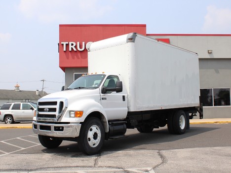 USED 2012 FORD F650 BOX VAN TRUCK #14070
