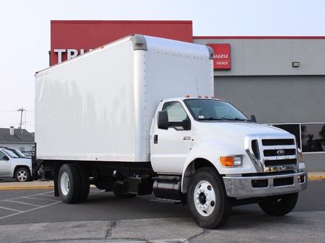 USED 2012 FORD F650 BOX VAN TRUCK #14070-3
