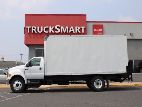 USED 2012 FORD F650 BOX VAN TRUCK #14070-4