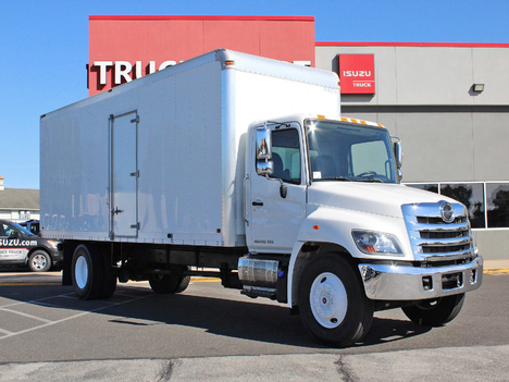 USED 2020 HINO 268A BOX VAN TRUCK #14119