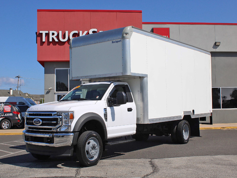 USED 2021 FORD F550 BOX VAN TRUCK #14127
