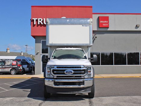 USED 2021 FORD F550 BOX VAN TRUCK #14127-2