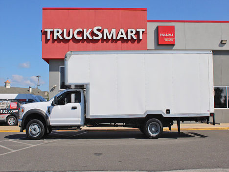 USED 2021 FORD F550 BOX VAN TRUCK #14127-4