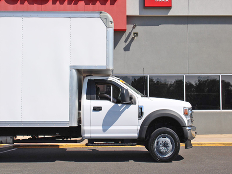 USED 2021 FORD F550 BOX VAN TRUCK #14127-8