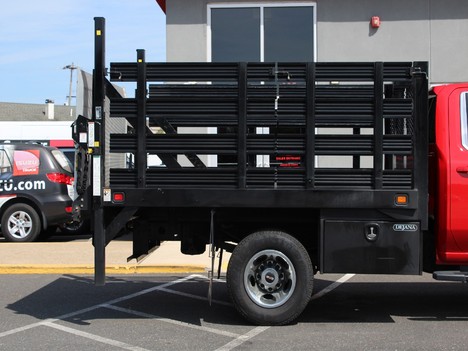 USED 2021 GMC SIERRA 3500 HD FLATBED TRUCK #14159-8