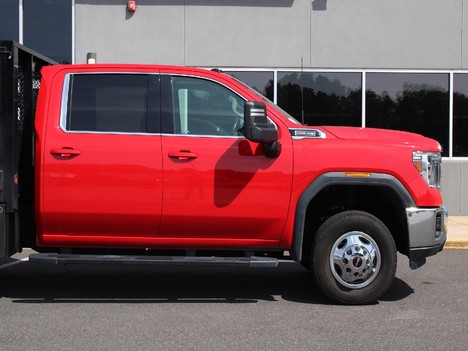 USED 2021 GMC SIERRA 3500 HD FLATBED TRUCK #14159-9